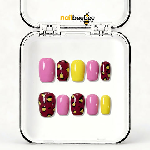 NB-D189 Handmade Short Square Acrylic for Date Night,Travel