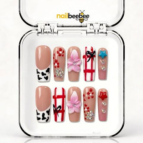 NB-Z148 Handmade Short Square Acrylic for Date Night,Travel
