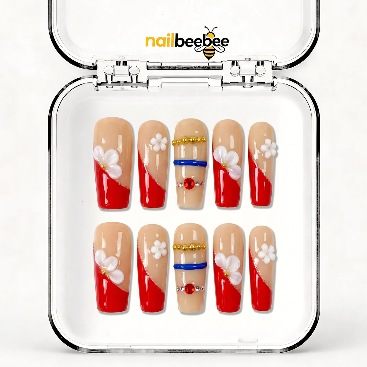 NB-Z217 Handmade Short Square Acrylic for Date Night,Travel