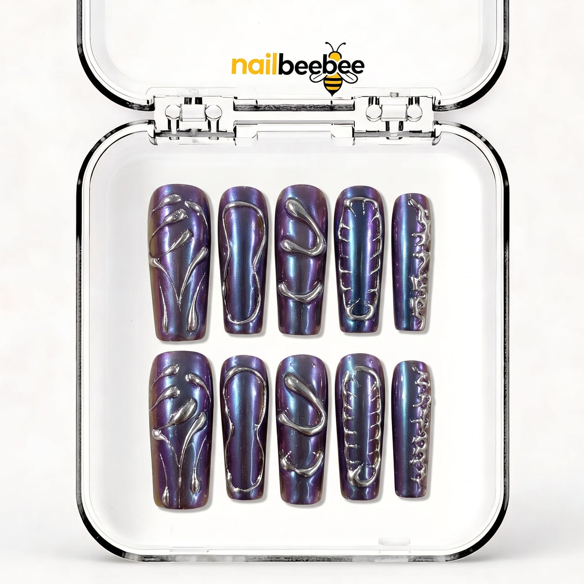 NB-Z129 Handmade Short Square Acrylic for Date Night,Travel