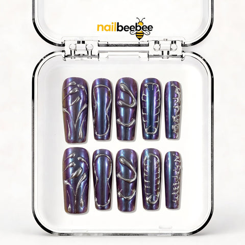 NB-Z129 Handmade Short Square Acrylic for Date Night,Travel