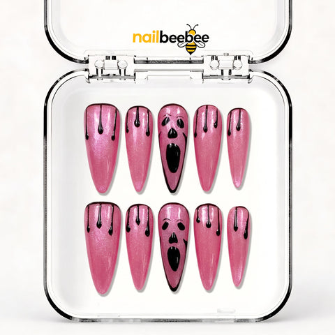 NB-S148 Handmade Medium Stiletto Acrylic for Date Night,Travel