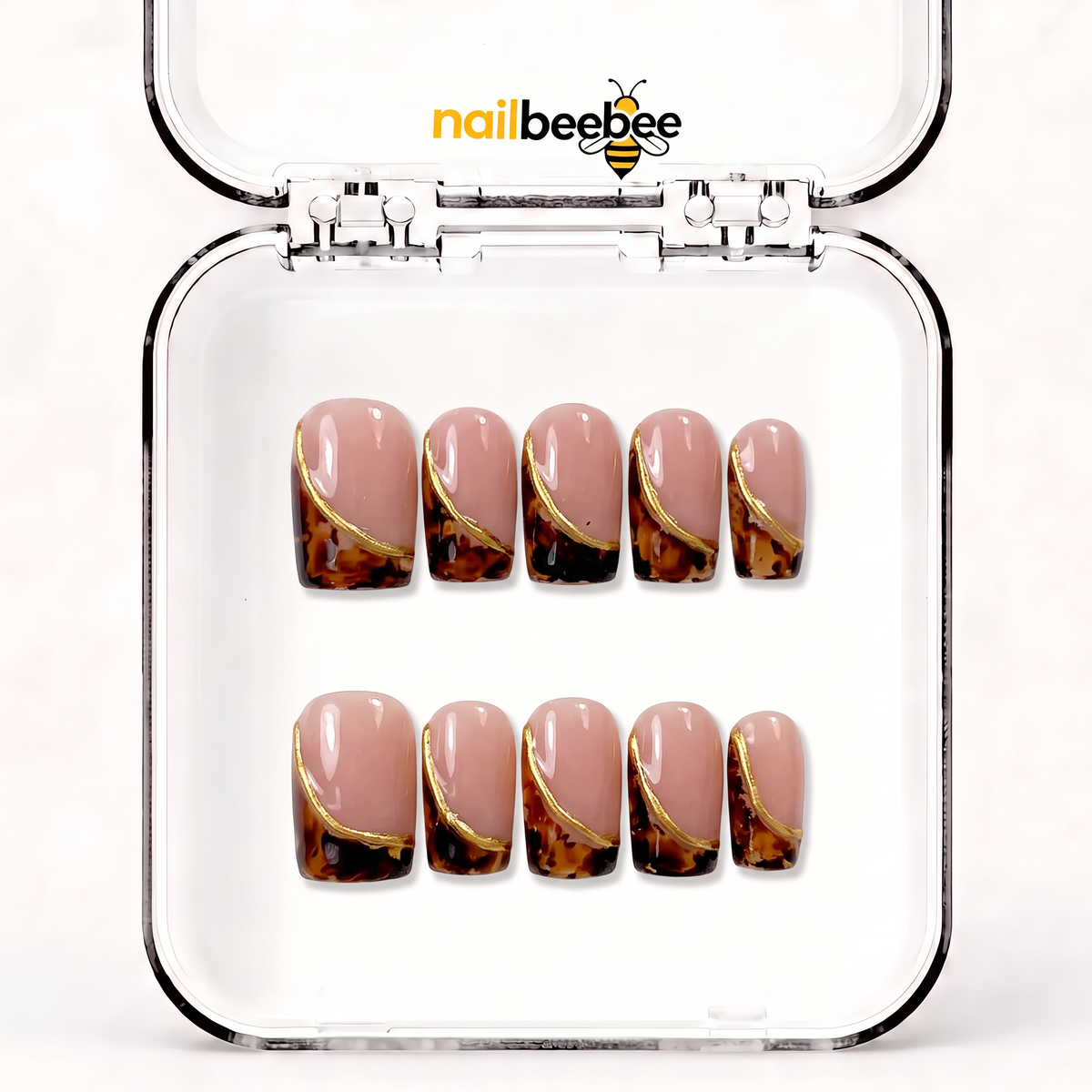 NB-D43 Handmade Short Square Acrylic for Date Night,Travel