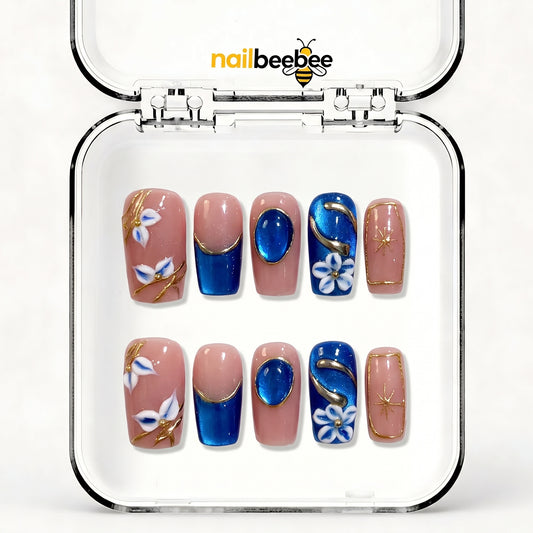 NB-D192 Handmade Short Square Acrylic for Date Night,Travel