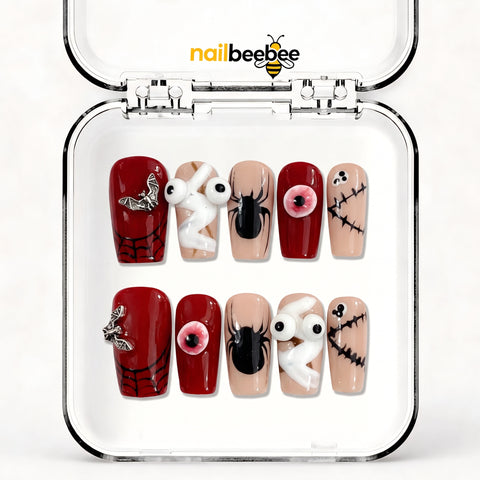 NB-D49 Handmade Short Square Acrylic for Date Night,Travel