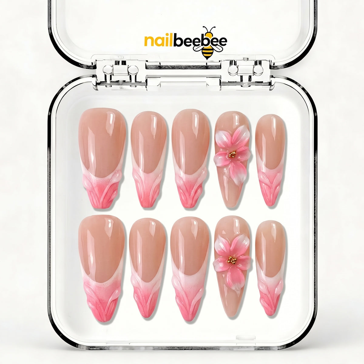 NB-S228 Handmade Medium Stiletto Acrylic for Date Night,Travel