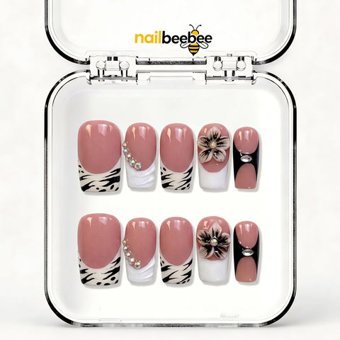 NB-D145 Handmade Short Square Acrylic for Date Night,Travel