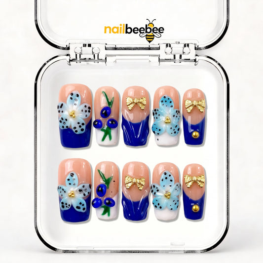 NB-D51 Handmade Short Square Acrylic for Date Night,Travel