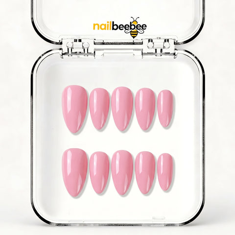 NB-X111 Handmade Short Almond Acrylic for Date Night,Travel