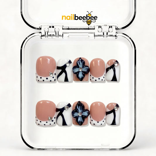 NB-D104 Handmade Short Square Acrylic for Date Night,Travel