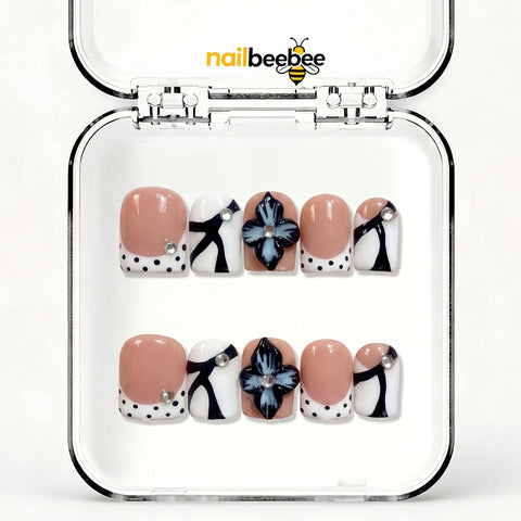 NB-D104 Handmade Short Square Acrylic for Date Night,Travel