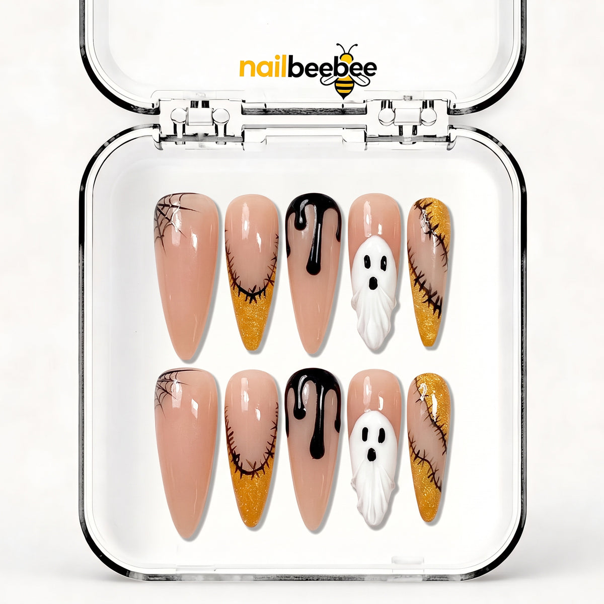 NB-S135 Handmade Medium Stiletto Acrylic for Date Night,Travel