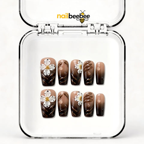 NB-D207 Handmade Short Square Acrylic for Date Night,Travel