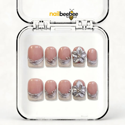 NB-D137 Handmade Short Square Acrylic for Date Night,Travel