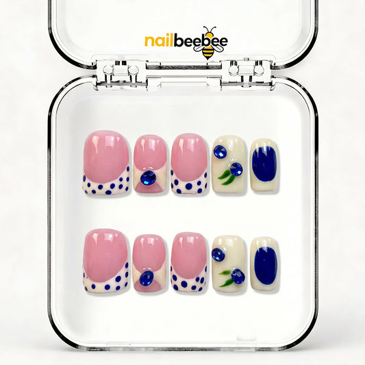 NB-D208 Handmade Short Square Acrylic for Date Night,Travel