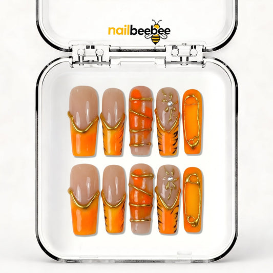 NB-Z132 Handmade Short Square Acrylic for Date Night,Travel