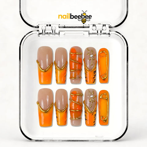NB-Z132 Handmade Short Square Acrylic for Date Night,Travel