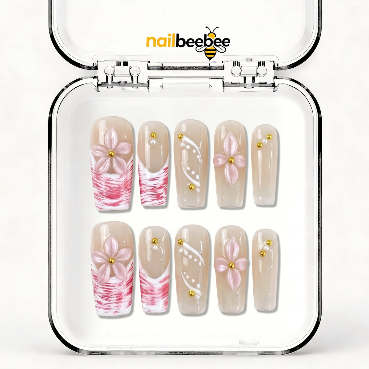 NB-Z189 Handmade Short Square Acrylic for Date Night,Travel