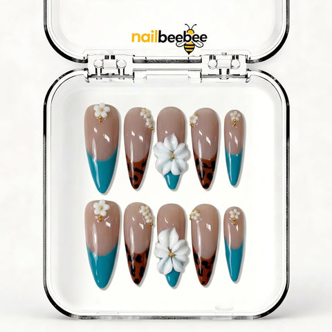 NB-S212 Handmade Medium Stiletto Acrylic for Date Night,Travel