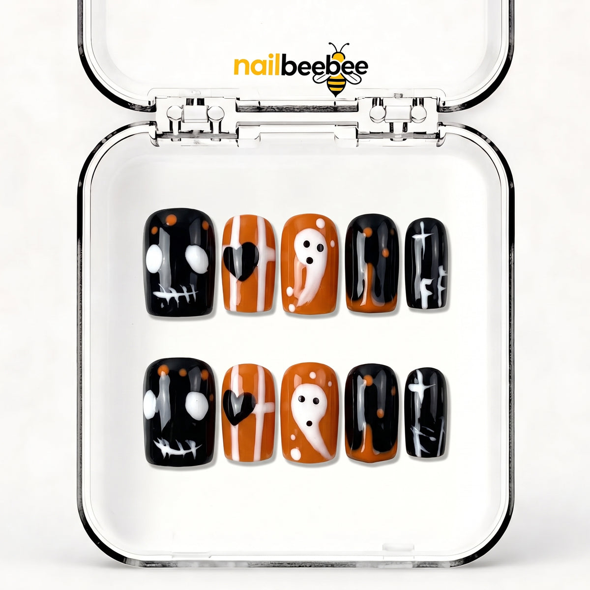 NB-D60 Handmade Short Square Acrylic for Date Night,Travel