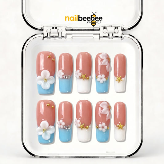 NB-Z237 Handmade Short Square Acrylic for Date Night,Travel