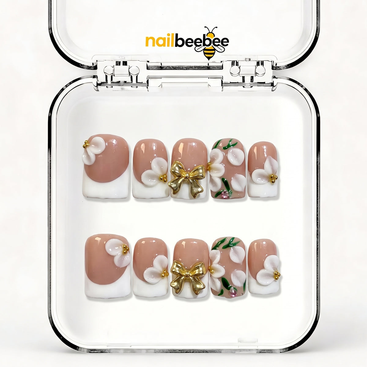 NB-D194 Handmade Short Square Acrylic for Date Night,Travel