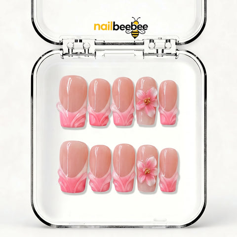 NB-D117 Handmade Short Square Acrylic for Date Night,Travel